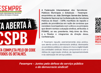 Carta Aberta à CSPB